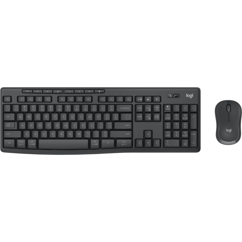 Logitech MK370 Combo for Business tastiera Mouse incluso Ufficio RF senza fili + Bluetooth QWERTY Inglese britannico Grafite