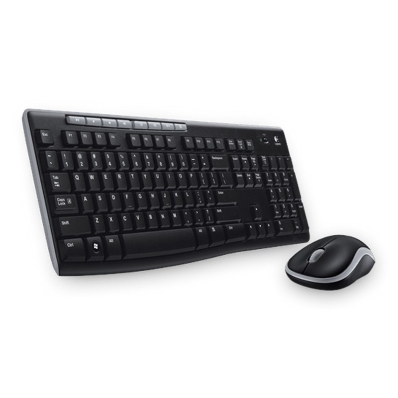 Logitech Wireless Combo MK270 tastiera Mouse incluso Universale RF Wireless Greco Nero
