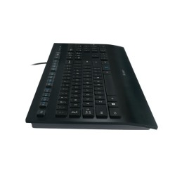 Logitech K280E Pro f  Business tastiera Ufficio USB QWERTY Italiano Nero