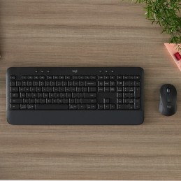 Logitech Signature MK650 Combo For Business tastiera Mouse incluso Ufficio Bluetooth QWERTZ Svizzere Grafite