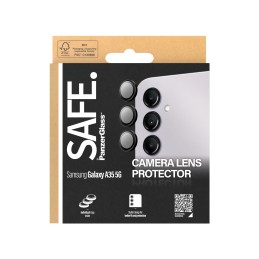 PanzerGlass SAFE. by PG Camera Protector Samsung New A34 5G Black Pellicola proteggischermo trasparente 1 pz