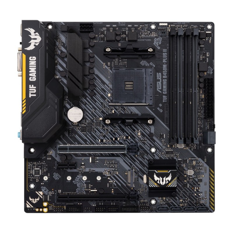 ASUS TUF Gaming B450M-Plus II AMD B450 Socket AM4 micro ATX ASUS TUF Gaming B450M-Plus II AMD B450 Socket AM4 micro ATX