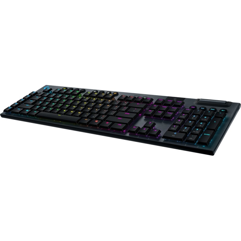 Logitech G G915 tastiera Giocare RF senza fili + Bluetooth QWERTY Spagnolo Carbonio