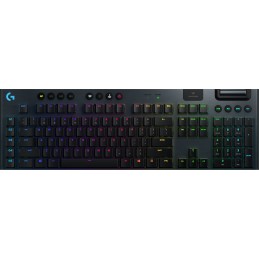 Logitech G G915 tastiera Giocare RF senza fili + Bluetooth QWERTY Spagnolo Carbonio