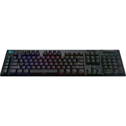 Logitech G G915 tastiera Giocare RF senza fili + Bluetooth QWERTY Spagnolo Carbonio