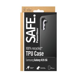 PanzerGlass SAFE. by Case Samsung New A34 5G Black custodia per cellulare Cover Trasparente