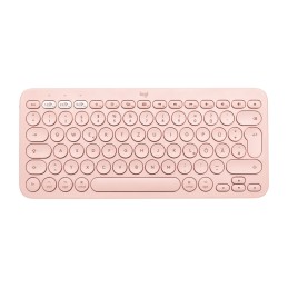 Logitech K380 for Mac Multi-Device Bluetooth Keyboard tastiera Universale Nordic Rosa