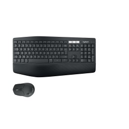 Logitech MK850 Performance tastiera Mouse incluso Universale RF senza fili + Bluetooth AZERTY Francese Nero