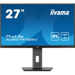 iiyama ProLite XUB2797QSU-B1 Monitor PC 61 cm (24") 2560 x 1440 Pixel Wide Quad HD LED Nero