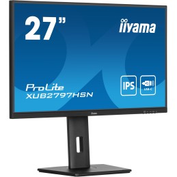 iiyama ProLite XUB2797HSN-B1 Monitor PC 68,6 cm (27") 1920 x 1080 Pixel Full HD LED Nero