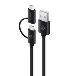 ALOGIC U2CMC-01BLK cavo USB USB 2.0 USB A Micro-USB B Nero