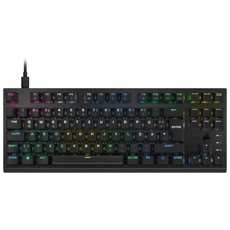 CORSAIR K60 PRO RGB Optisch-mechanische Kabelgebundene Gaming Tastatur