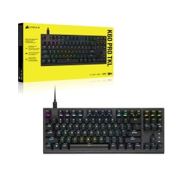 Corsair K60 PRO tastiera Giocare USB QWERTY Tedesco Nero