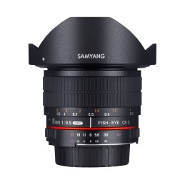 Samyang 8mm F3.5 UMC Fish-Eye CS II SLR Obiettivo ampio Nero