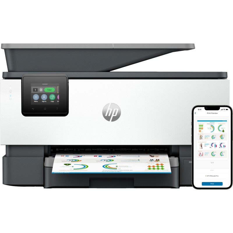 Officejet Pro 9120b All-in-One - Multifunktionsdrucker - Farbe - Tintenstrahl...