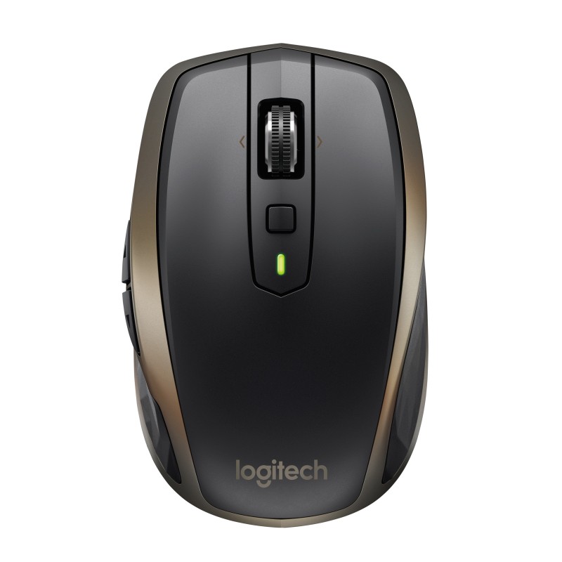 Logitech MX Anywhere 2 Wireless Mobile Mouse - rechts - Laser - RF Wireless + Bluetooth - 1000 DPI - Schwarz