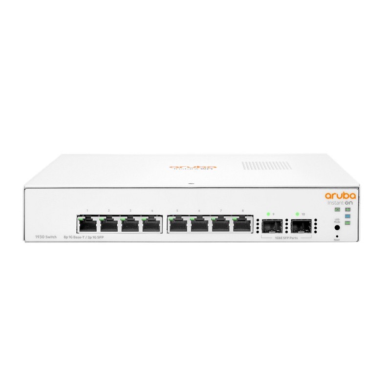 HPE Aruba Instant On 1930-8G-2SFP Web Managed Switch