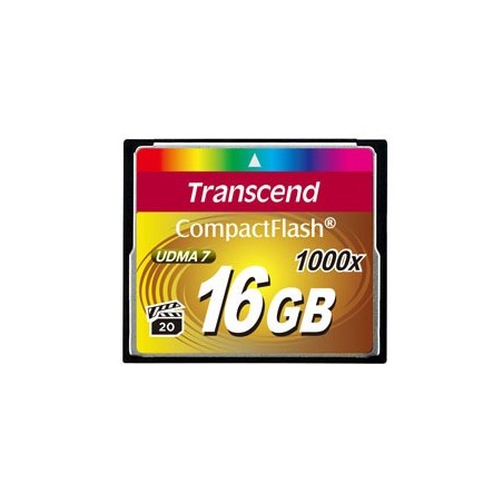 Transcend CompactFlash Card 1000x 16GB MLC