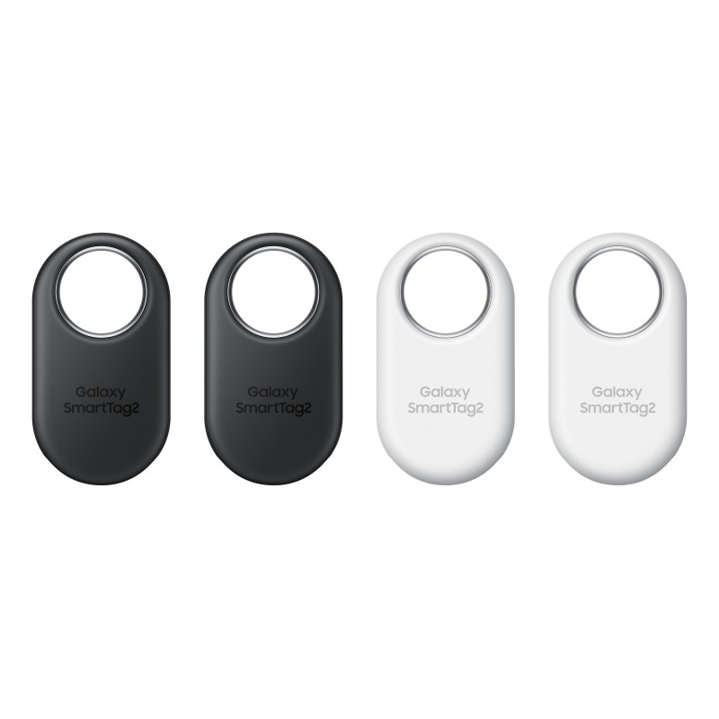 Samsung Galaxy SmartTag2 - Anti-Verlust Bluetooth-Tag fur Handy - Schwarz, weis (Packung mit 4)