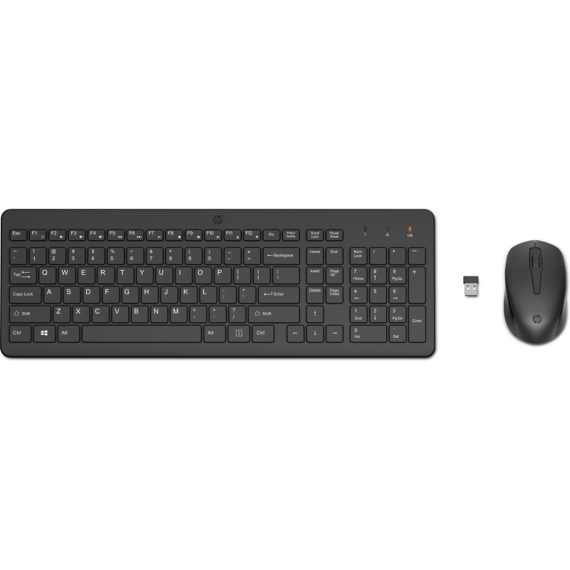 HP 330 - Tastatur-und-Maus-Set - kabellos - 2.4 GHz