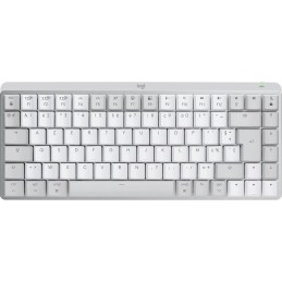 Logitech MX Mini Mechanical for Mac tastiera Ufficio Bluetooth AZERTY Francese Grigio, Bianco