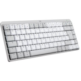 Logitech MX Mini Mechanical for Mac tastiera Ufficio Bluetooth AZERTY Francese Grigio, Bianco