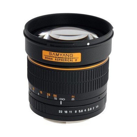 Samyang 85mm f 1.4 IF MC Aspherical MILC Teleobiettivo Nero