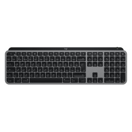 Logitech MX Keys f  Mac tastiera Ufficio RF senza fili + Bluetooth QWERTY Spagnolo Grigio