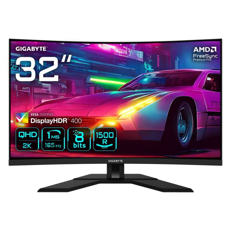 Gigabyte M32QC 80cm (31,5") QHD VA Gaming Monitor Curved 16:9 HDMI/DP/USB 170Hz