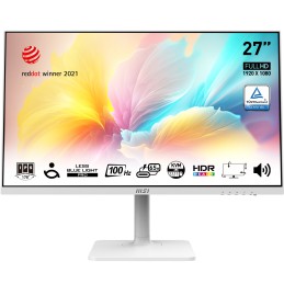 MSI Modern MD272XPWDE Monitor PC 68,6 cm (27") 1920 x 1080 Pixel Full HD Bianco