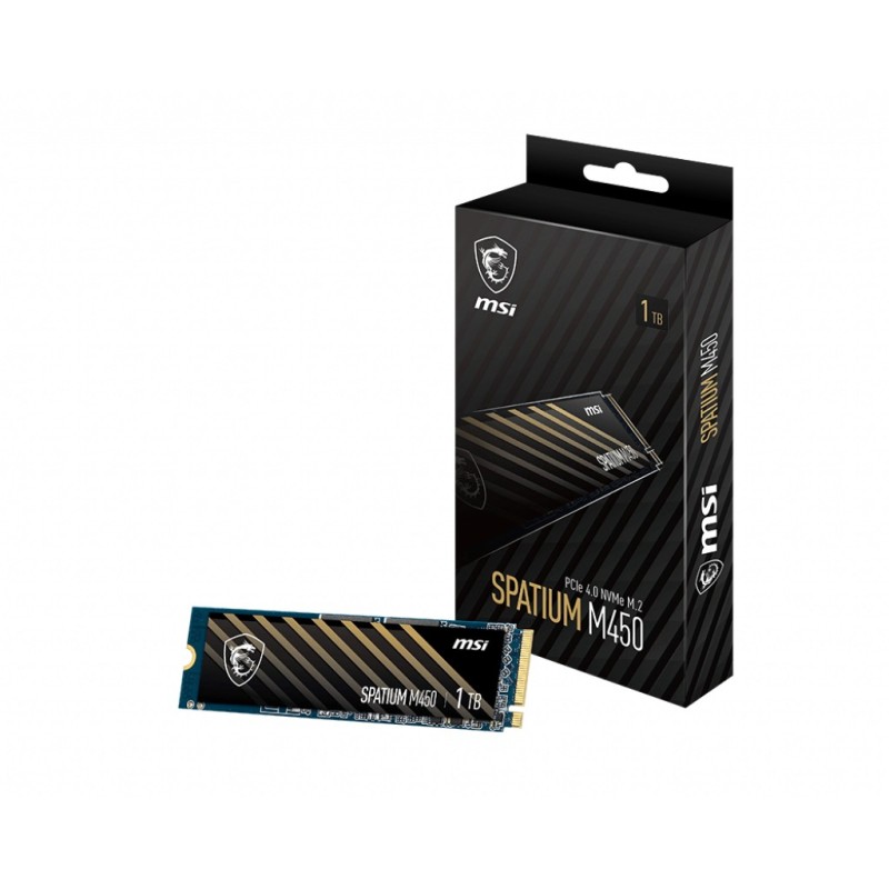 SPATIUM M450 - SSD - verschlusselt - 1 TB - intern - M.2 2280 - PCIe 4.0 x4 (...