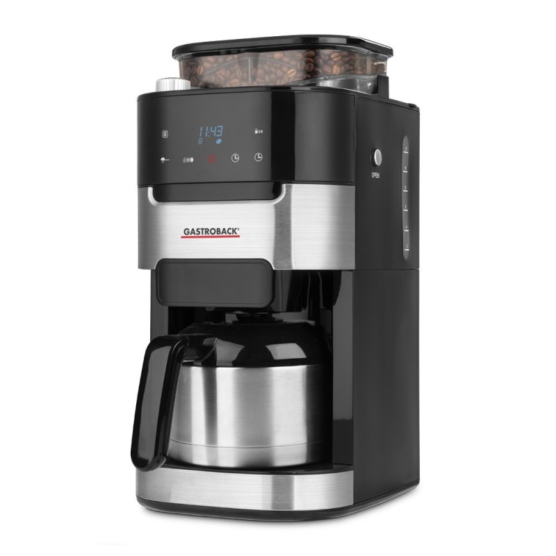 Gastroback Grind & Brew Pro Thermo Macchina da caffè con filtro 1 L