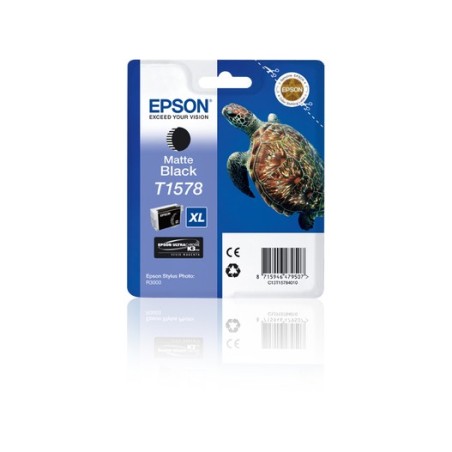 Epson T1578 cartuccia d'inchiostro 1 pz Originale Resa elevata (XL) Nero