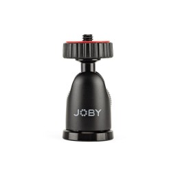 Joby BallHead 1K testa per treppiede Nero, Rosso Acrilonitrile butadiene stirene (ABS), Alluminio, Acciaio armonico, Acciaio,