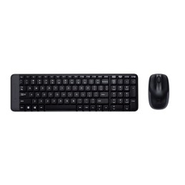 Logitech Wireless Combo MK220 tastiera Mouse incluso Ufficio USB Francese Nero