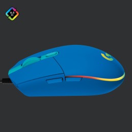 Logitech G G203 Lightsync mouse Giocare USB tipo A 8000 DPI