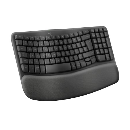 Logitech Wave Keys tastiera Ufficio RF senza fili + Bluetooth AZERTY Belga Grafite