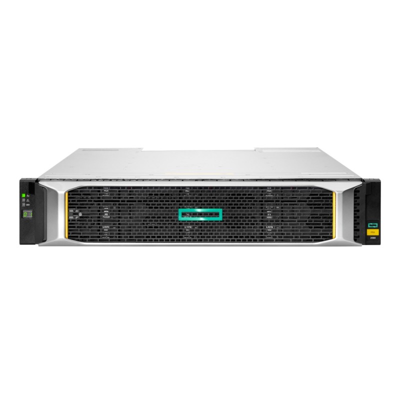 HPE MSA 2060 array di dischi Armadio (2U) Argento, Nero