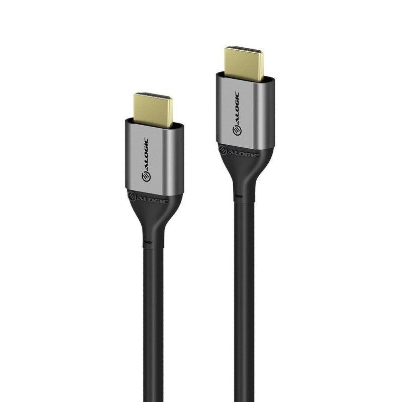 ALOGIC ULHD02-SGR cavo HDMI 2 m HDMI tipo A (Standard) Nero, Grigio