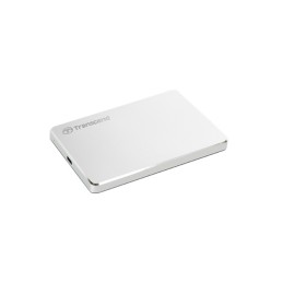 Transcend StoreJet 25C3S disco rigido esterno 2 TB 2.5" USB tipo-C 3.2 Gen 1 (3.1 Gen 1) Argento