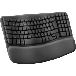 Logitech Wave Keys tastiera Ufficio RF senza fili + Bluetooth QWERTZ Ceco Grafite