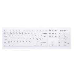 CHERRY AK-C8100F-FUS-W NOR tastiera Medico RF Wireless QWERTY Norvegese Bianco