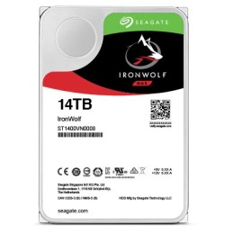 Seagate IronWolf disco rigido interno 14 TB 7200 Giri min 256 MB 3.5" Serial ATA III