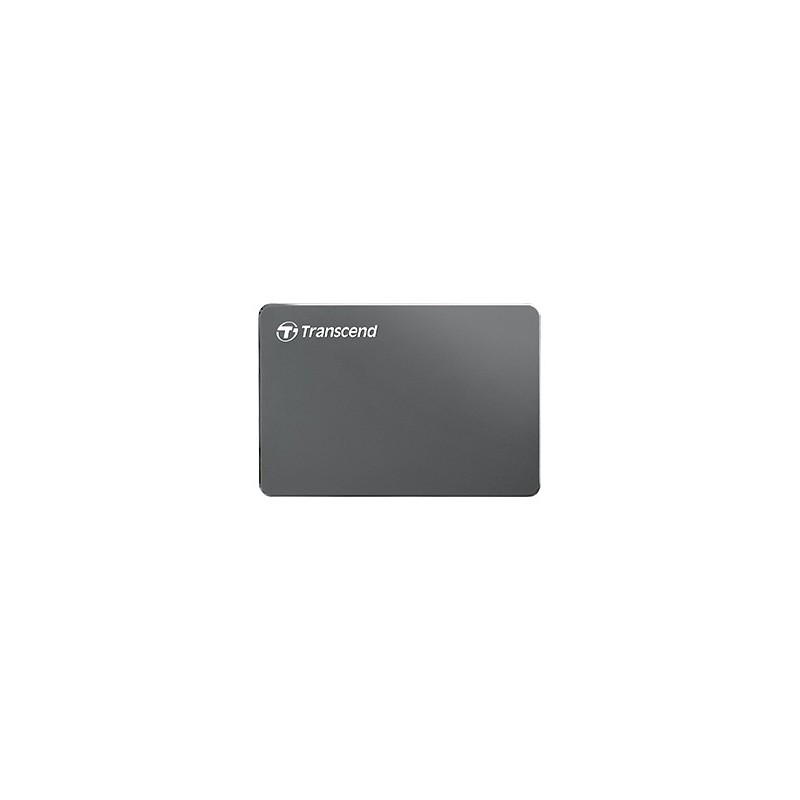 Transcend StoreJet 25C3 disco rigido esterno 2 TB 5400 Giri min 2.5" Micro-USB B 3.2 Gen 1 (3.1 Gen 1) Grigio