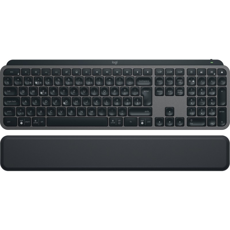 Logitech MX Keys S tastiera Ufficio RF senza fili + Bluetooth QWERTZ Svizzere Grafite