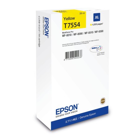 Epson C13T75544N cartuccia d'inchiostro 1 pz Originale Resa elevata (XL) Giallo