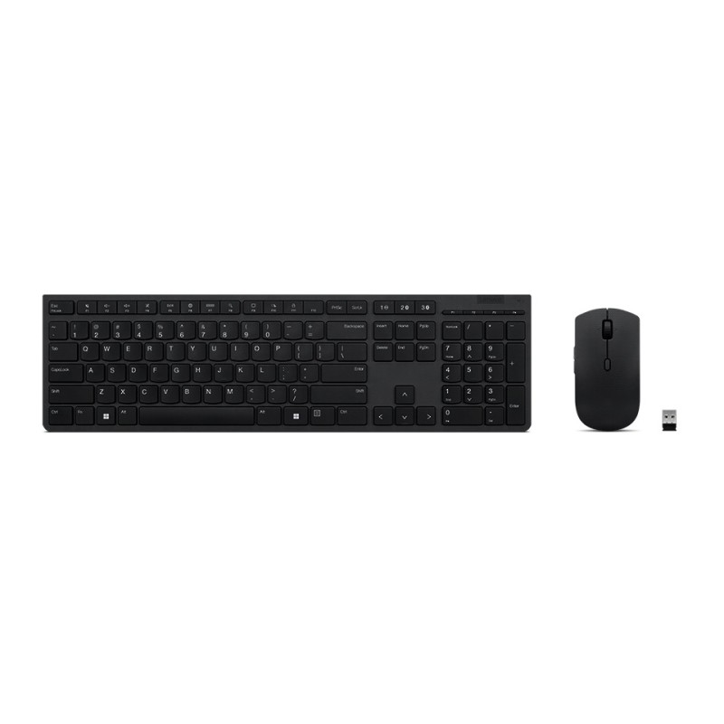 Lenovo 4X31K03949 tastiera Mouse incluso RF senza fili + Bluetooth Ungherese Grigio