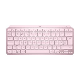 Logitech MX Keys Mini tastiera Universale RF senza fili + Bluetooth QWERTY Inglese Rosa