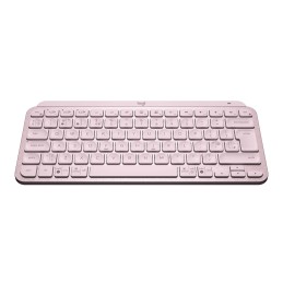 Logitech MX Keys Mini tastiera Universale RF senza fili + Bluetooth QWERTY Inglese Rosa