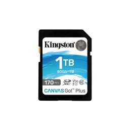 Kingston Technology Scheda SDXC Canvas Go Plus 170R C10 UHS-I U3 V30 da 1TB